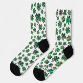 Irland Kleeblatts Lucky Socks Socken (Linkes Detail)