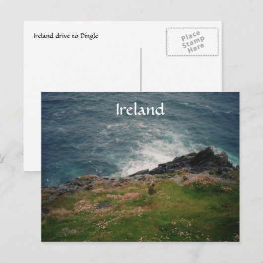 Irland Küste Postkarte (Vorne/Hinten)