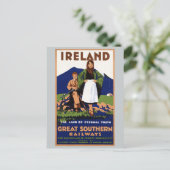 Irland Land der ewigen Jugend Vintag Postkarte (Stehend Vorderseite)