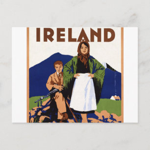 Irland Land der ewigen Jugend Vintage Postkarte