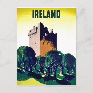 Irland, Land der Romantik, Schloss Blarey, Vintag Postkarte