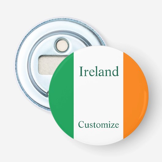 Irland Landesflagge Thunder_Cove Flaschenöffner (Vorderseite)
