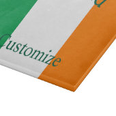 Irland Landesflagge Thunder_Cove Schneidebrett (Ecke)