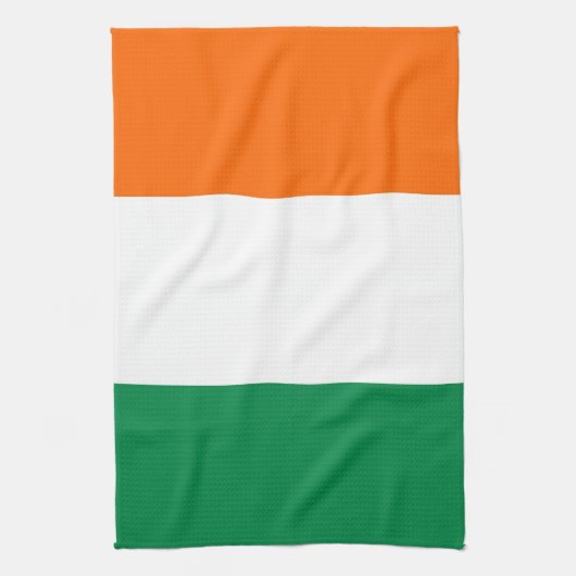 Irland-Landesflaggetuch Geschirrtuch (Vertikal)