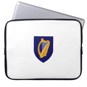 Irland Landeswappen Symbol Emblem Lyra Lira Laptopschutzhülle