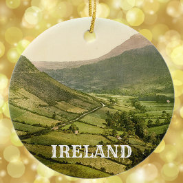 Irland Landkreis Antrim Vintage Szene Keramik Ornament