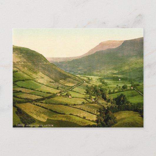 Irland Landkreis Antrim Vintage Szene Postkarte (Vorderseite)