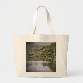 Irland, Landkreis Cork, Lake, Swans, Fotografie Jumbo Stoffbeutel