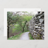 Irland, Landkreis Cork, Stone Wall, Postkarte (Vorne/Hinten)