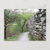 Irland, Landkreis Cork, Stone Wall, Postkarte (Vorderseite)