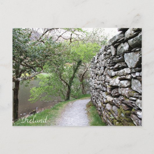 Irland, Landkreis Cork, Stone Wall, Postkarte (Vorderseite)
