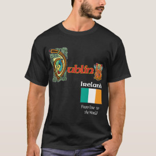 Irland-Landkreis-Dublin-Dunkelheits-T-Shirt T-Shirt