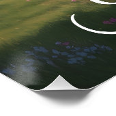 Irland Landschaft Reiseplakat Poster (Ecke)