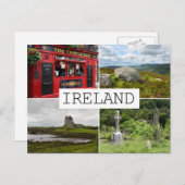 Irland Landschaften sammeln Postkarte (Vorne/Hinten)