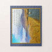 Irland Landschaftliches Foto mit irischem Sprichwo Puzzle (Vertikal)