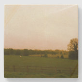 Irland-Landschaftssandstein Steinuntersetzer (Vorderseite)