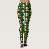 Irland - Leggings mit Flaggenschädel und Kreuzknoc (Rückseite)