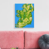 Irland Leinwanddruck (Insitu (Wohnzimmer))