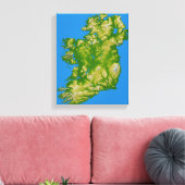 Irland Leinwanddruck (Insitu (Wohnzimmer))