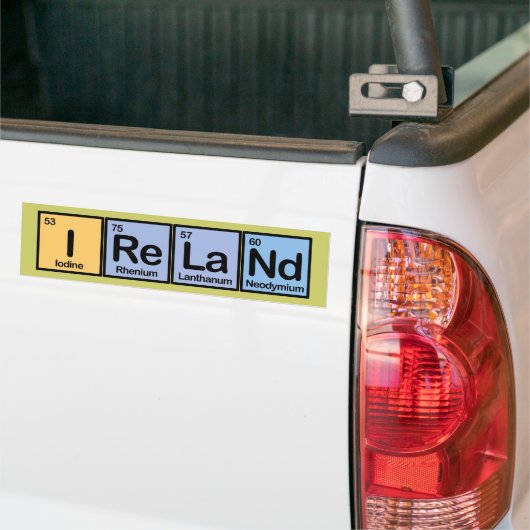 Irland machte von den Elementen Autoaufkleber (Auf Lkw)