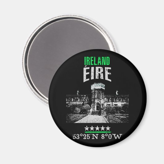 Irland Magnet (Vorderseite/Rückseite)