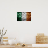 Irland-Mauer Poster (Küche)