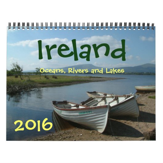 Irland Meere, Flüsse und Seen - Kalender 2016 (Titelbild)