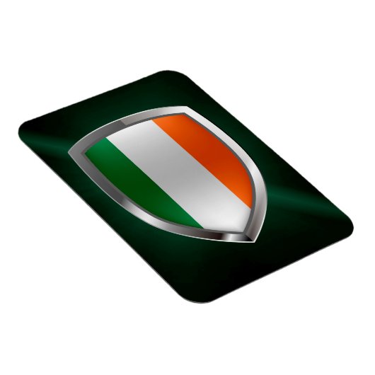 Irland Metallic Emblem Magnet (Rechte Seite)