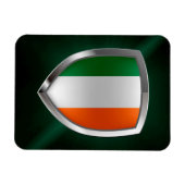 Irland Metallic Emblem Magnet (Horizontal)