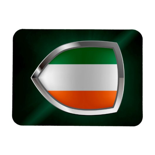 Irland Metallic Emblem Magnet (Horizontal)