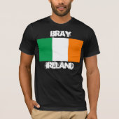 Irland mit irischer Flagge T-Shirt (Vorderseite)