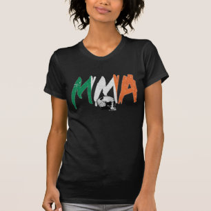 Irland-MIXED MARTIAL ARTS Schädel-Damen-T - Shirt