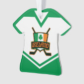 Irland Name & Number Jersey Logo Ornament (Vorderseite)