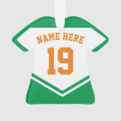 Irland Name & Number Jersey Logo Ornament (Rückseite)