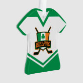 Irland Name & Number Jersey Logo Ornament (Vorderseite)