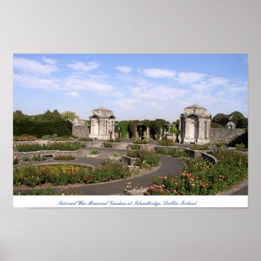 Irland National War Memorial Gardens Dublin Poster (Vorne)