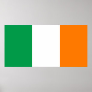 Irland - Nationale Flagge Irlands Poster