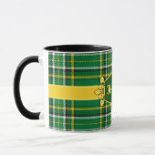 Irland nationaler Tartan, fertigen mit Namen 2 Tasse (Links)
