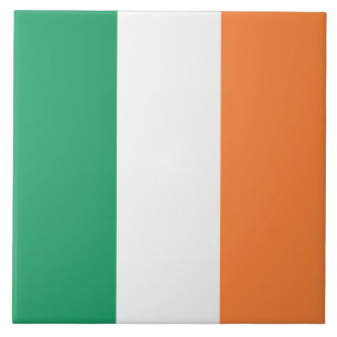 Irland Nationalflagge, Irischer Standard, Banner Fliese