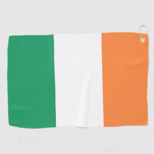 Irland Nationalflagge, irischer Standard, Banner Golfhandtuch