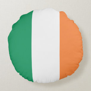 Irland Nationalflagge, Irischer Standard, Banner Rundes Kissen