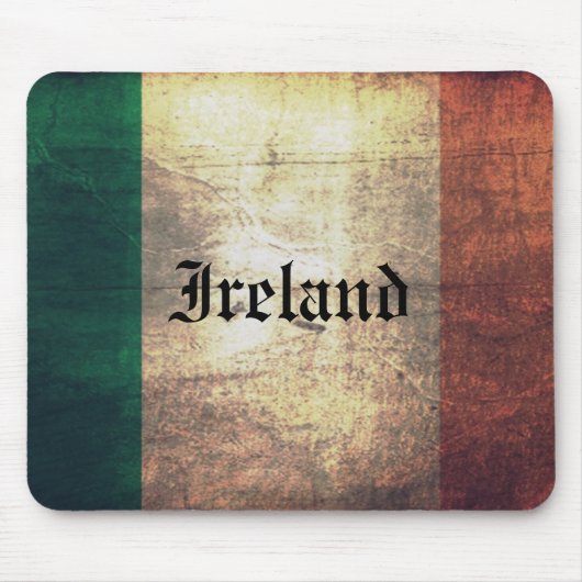 Irland Not leidende Flagge Mousepad (Vorne)