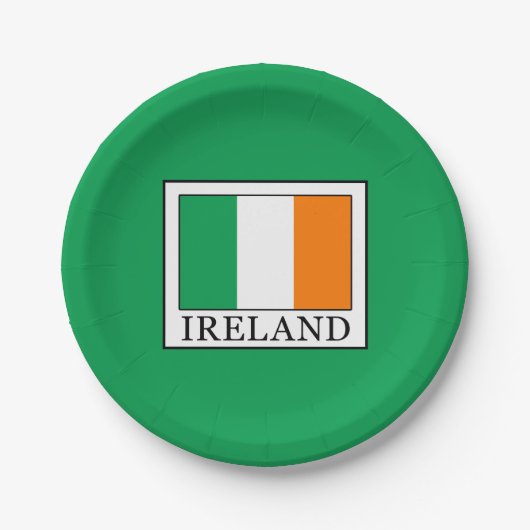 Irland Pappteller (Vorderseite)