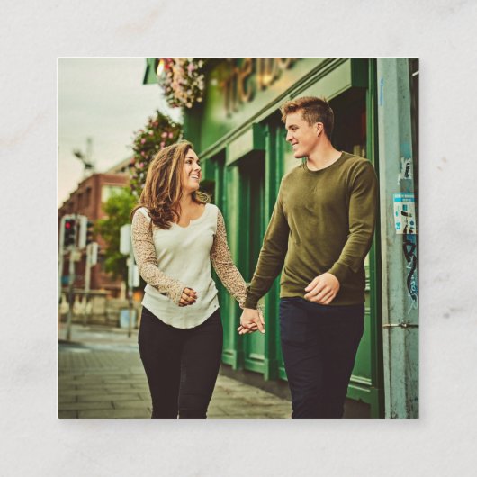 Irland Passport Wedding QR Begleitkarte (Rückseite)