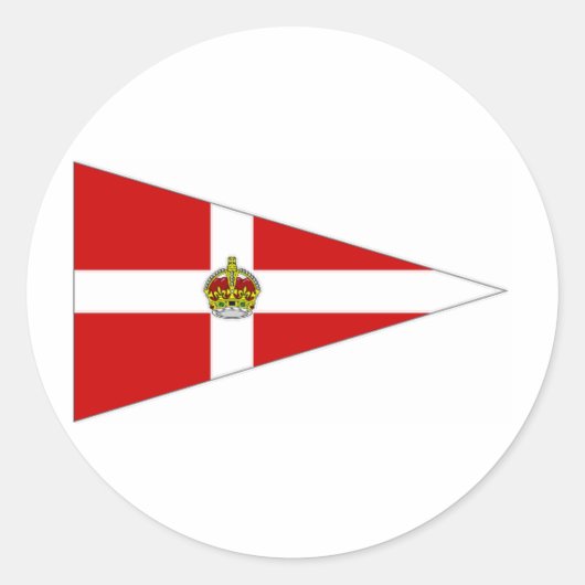 Irland Penner Runder Aufkleber (Vorderseite)