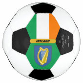 Irland Personalisiert, Flagge, Foto Fußball-Ball Fußball (Vorderseite)