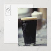 Irland. Pint of stout. Postkarte (Vorne/Hinten)