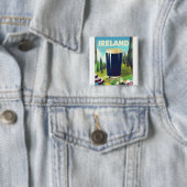 Irland Pint Reiseplakat Button (Beispiel)