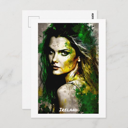Irland Postcard - Welt der Frauen-Sammlung Postkarte (Vorne/Hinten)