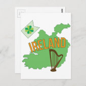 Irland Postkarte (Vorne/Hinten)